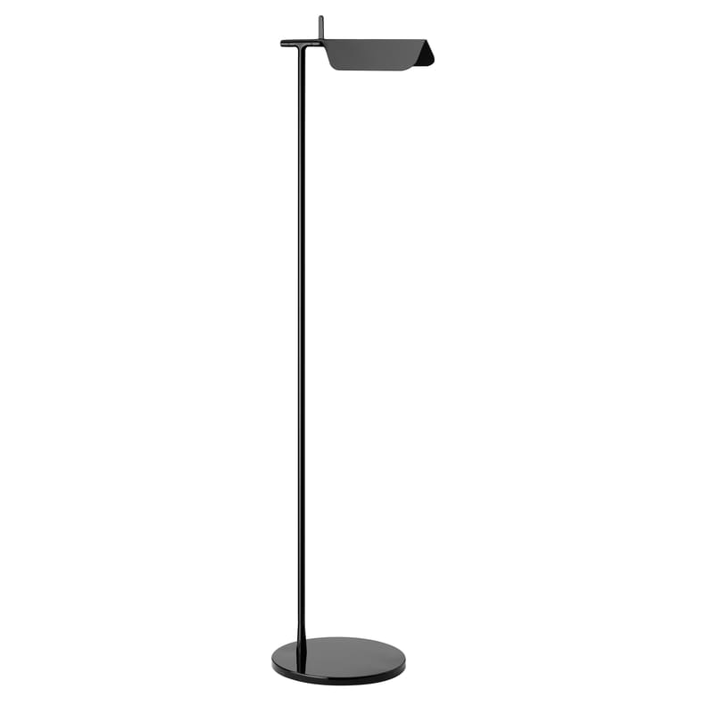 Lighting - Floor lamps - Tab F LED Floor lamp metal black Floor lamp LED - Flos - Black - Aluminium, PMMA