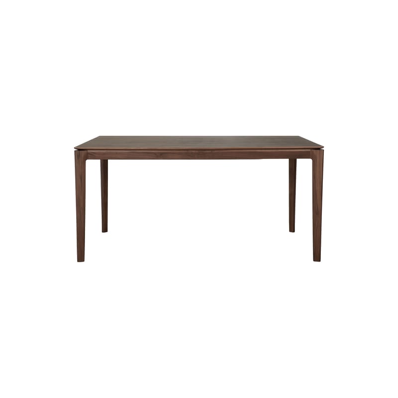 Mobilier - Tables - Table rectangulaire Bok bois marron / 160 x 80 cm - 6 personnes - Ethnicraft - Teck brun - Teck massif teinté brun