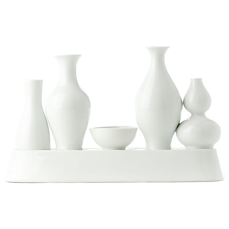 Décoration - Vases - Vase Shanghai céramique blanc - Pols Potten - Blanc - Porcelaine vernie