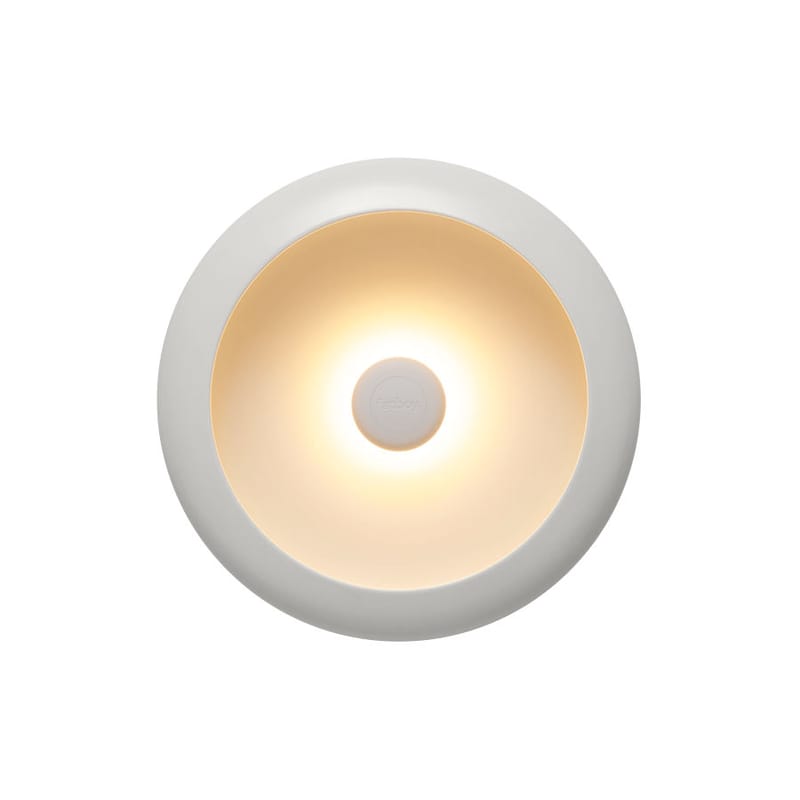 Luminaire - Appliques - Lampe extérieur sans fil rechargeable Oloha Medium métal beige / Applique d\'extérieur - Ø 30 cm - Fatboy - Beige Désert - ABS, Aluminium thermolaqué, Silicone