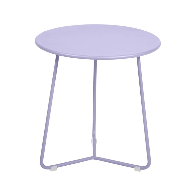 Mobilier - Tables basses - Table d\'appoint Cocotte métal violet / Ø 34 x H 36 cm - Fermob - Guimauve - Acier peint