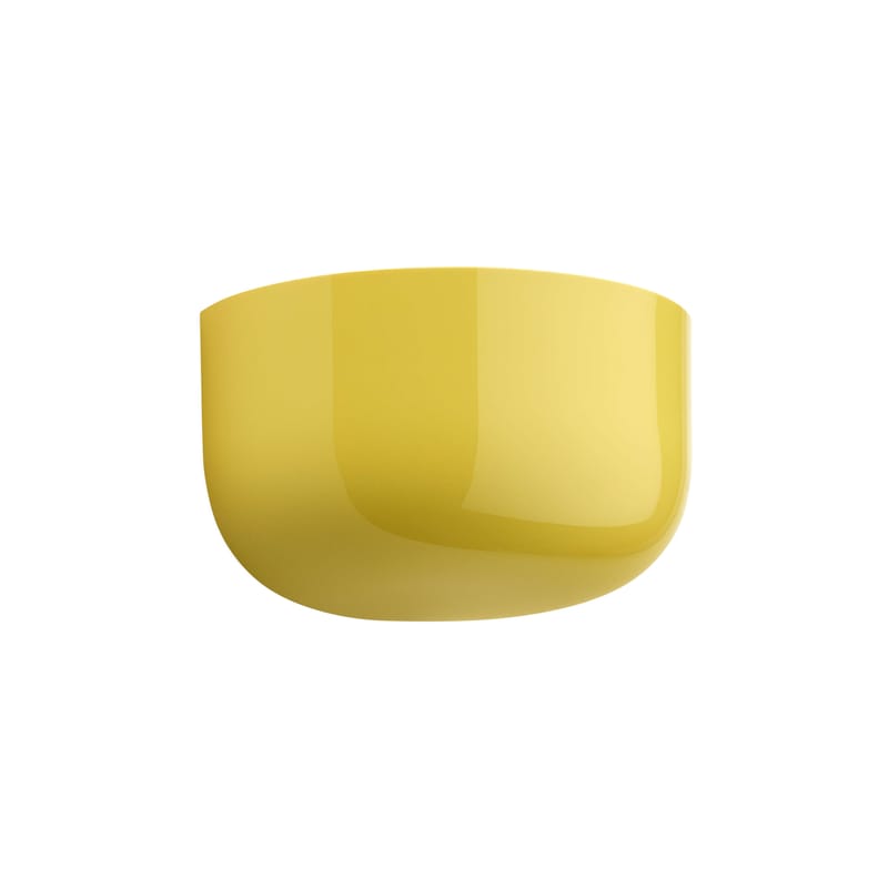 Luminaire - Appliques - Applique Bellhop Wall Up plastique jaune / LED  / L 19,1 cm - Flos - Jaune Indien - Polycarbonate