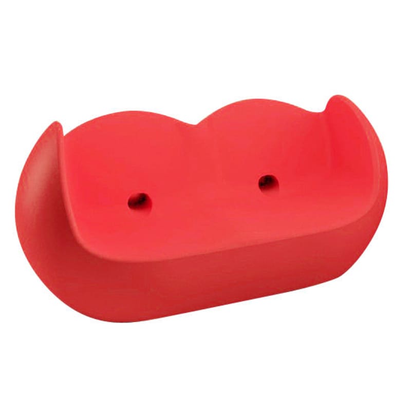Mobilier - Mobilier Ados - Canapé de jardin 2 places Blossy plastique rouge / L 159 cm - Slide - Rouge - polyéthène recyclable
