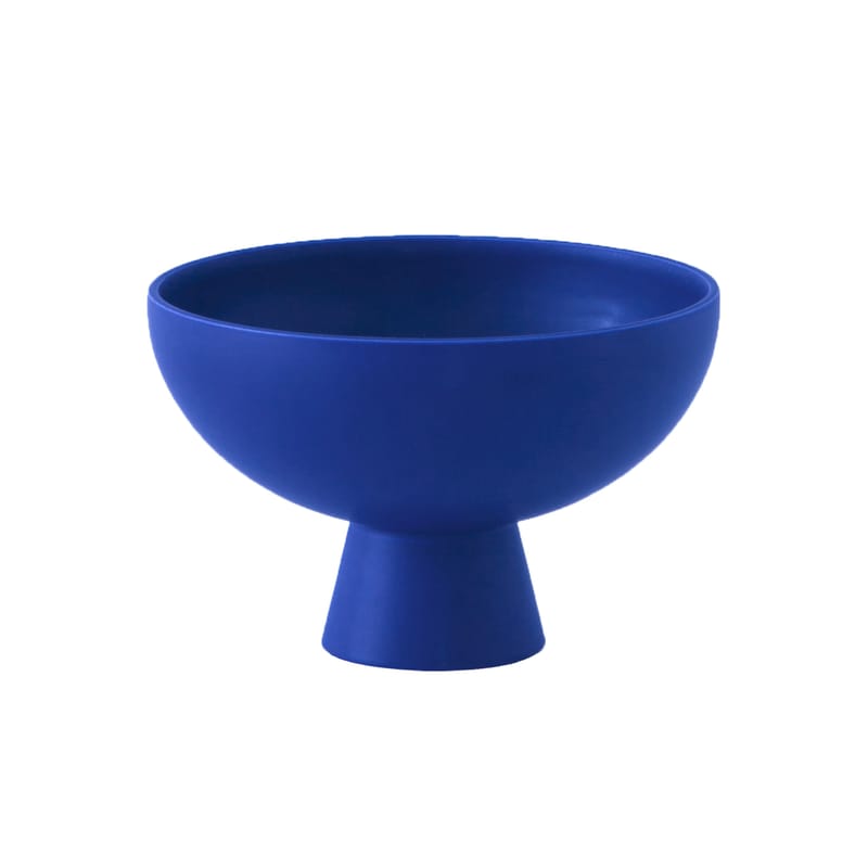 Table et cuisine - Saladiers, coupes et bols - Coupe Strøm Medium céramique bleu / Ø 19 cm - Fait main - raawii - Bleu Horizon - Céramique