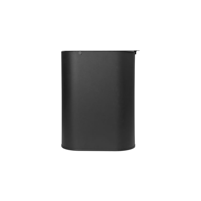 Table et cuisine - Nettoyage et rangement - Poubelle Enkel métal noir 19 Litres / L 21 x P 39 x H 50 cm - Ferm Living - Noir - Acier au carbone