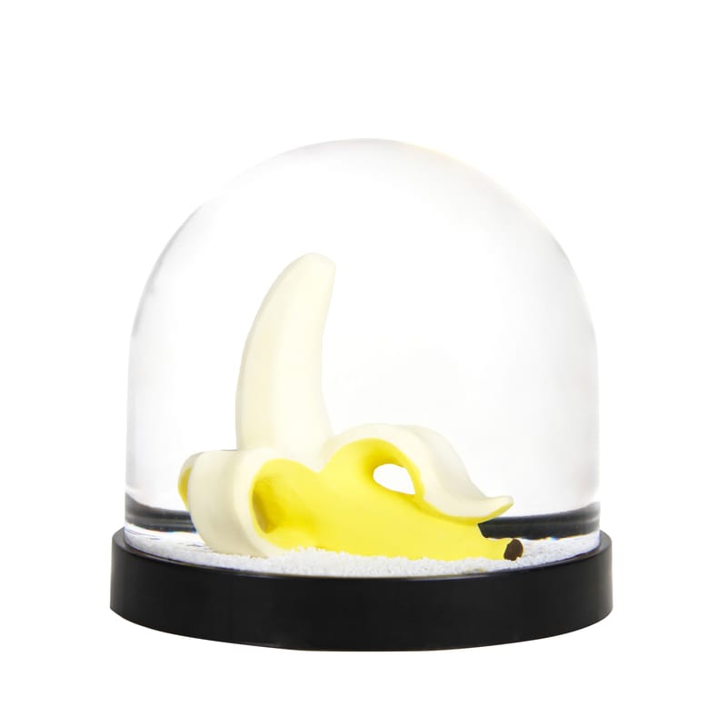 Decoration - Children\'s Home Accessories -  Snowball plastic material yellow black Banana - & klevering - Banana - Plastic