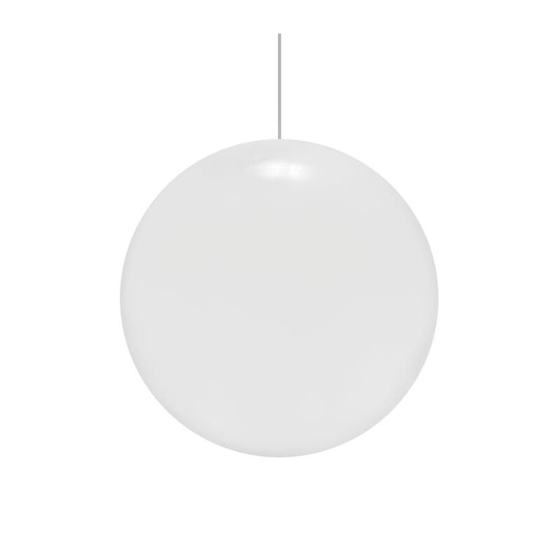 Luminaire - Suspensions - Suspension d\'extérieur Globo plastique blanc / Ø 30 cm - Slide - Ø 30 cm - polyéthène recyclable