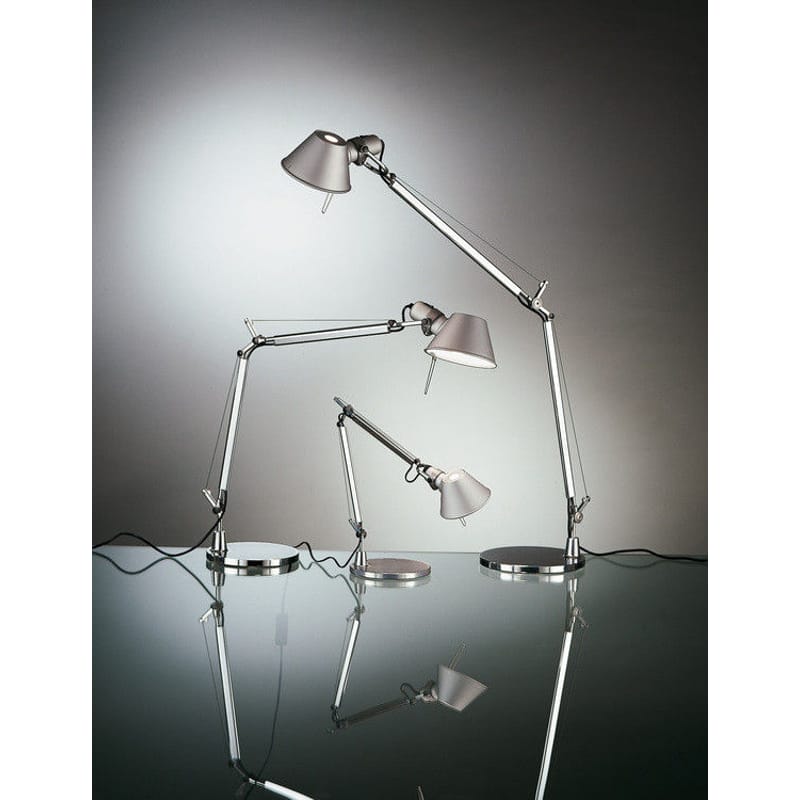 Pied De Table Artemide Pour Lampe Tolomeo Micro Mini - Aluminium - Neuf
