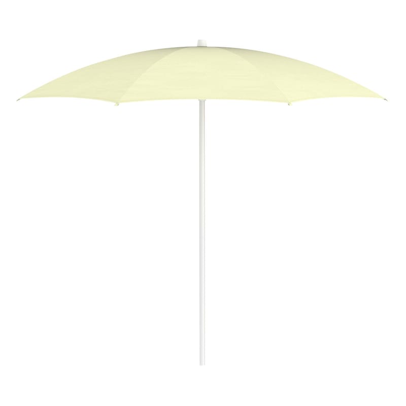 Jardin - Parasols - Parasol Shadoo métal tissu jaune / Ø 250 cm - Fermob - Citron givré - Aluminium laqué, Tissu Outdoor Sunbrella