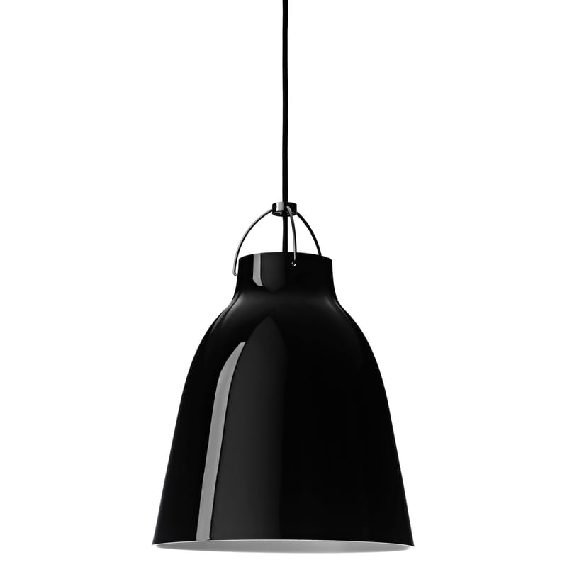 Lighting - Pendant Lighting - Caravaggio Medium Pendant metal black - Lightyears - Black - Lacquered metal