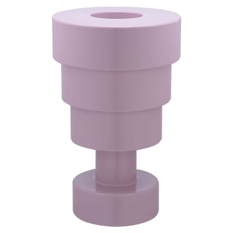 Décoration - Vases - Vase Calice plastique rose / H 48 x Ø 30 cm - By Ettore Sottsass - Kartell - Rose - Technopolymère thermoplastique teinté dans la masse