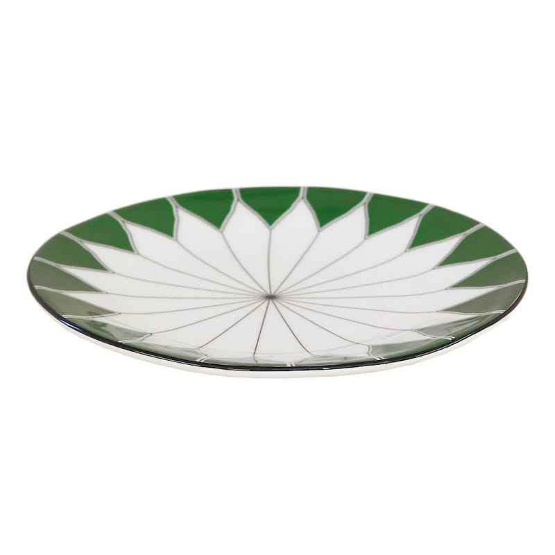 Table et cuisine - Assiettes - Assiette Daria céramique vert / Ø 29 cm - peint à la main - Maison Sarah Lavoine - Bosquet - Céramique émaillée