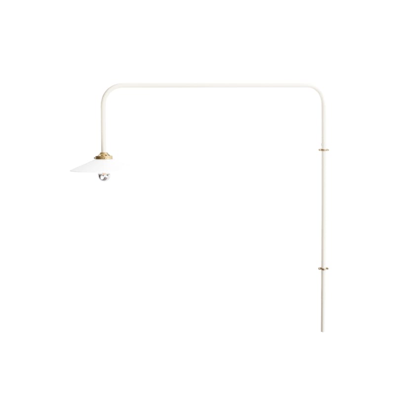 Luminaire - Appliques - Applique avec prise Hanging Lamp n°5 métal beige / H 100 x L 90 cm - valerie objects - Ecru - Acier, Verre
