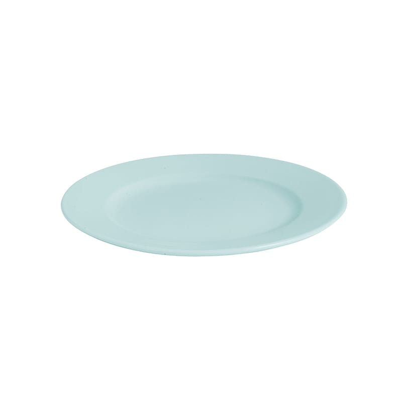 Table et cuisine - Assiettes - Assiette à dessert Rainbow céramique bleu / Ø 20 cm - Hay - Turquoise - Porcelaine