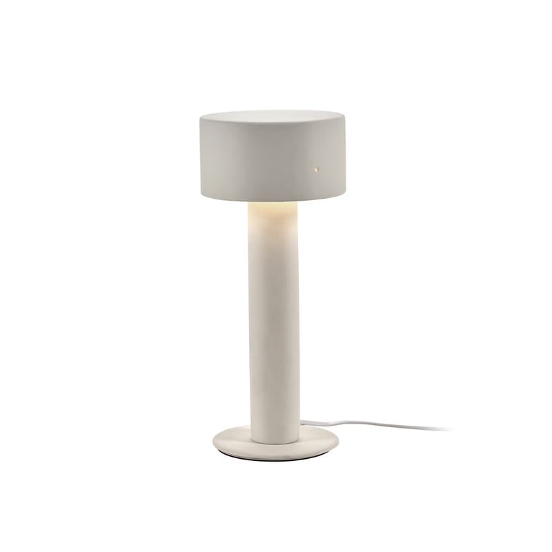 Illuminazione - Lampade da tavolo - Lampada da tavolo Clara 02 ceramica bianco beige / Gres - Ø 14,5 x H 34,5 cm - Serax - n° 02/ Bianco - Gres