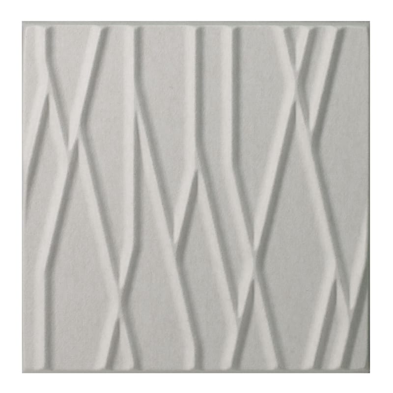 Mobilier - Paravents, séparations - Panneau acoustique mural Soundwave Botanic tissu blanc - Offecct - Blanc - Fibre de polyester, Laine