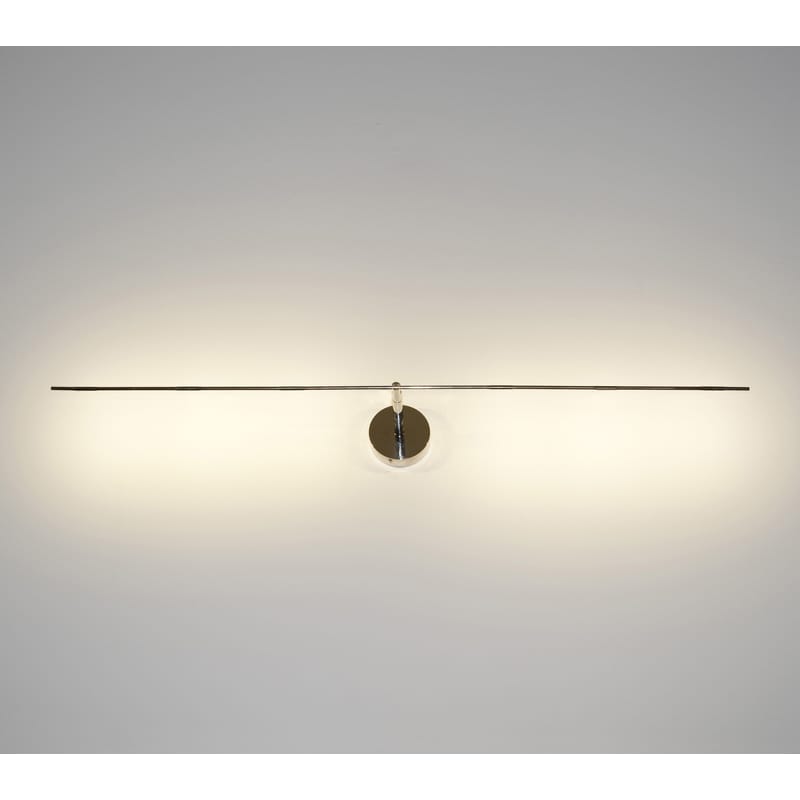 Luminaire - Appliques - Applique Light stick métal argent LED / Plafonnier - L 88 cm - Catellani & Smith - Argent - Métal