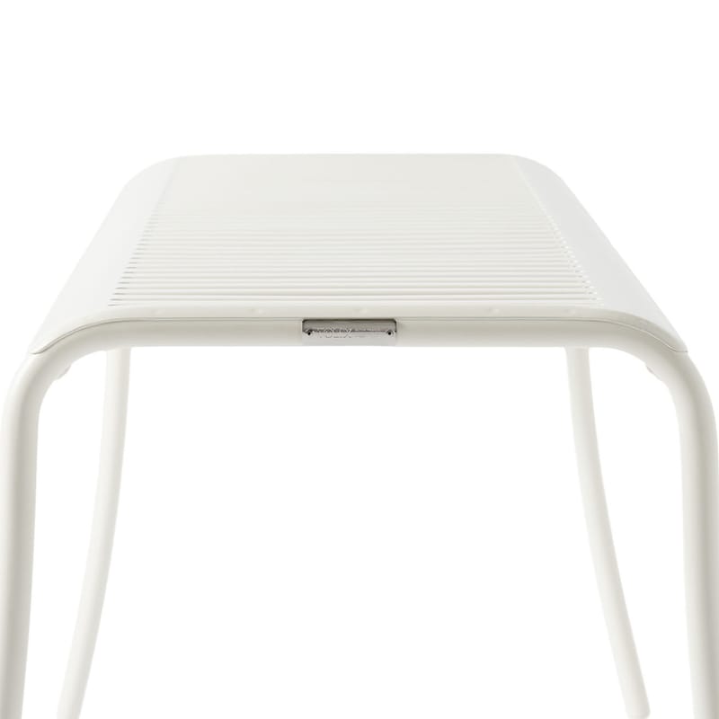Plastic white bench best sale
