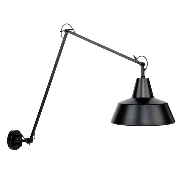 Luminaire - Appliques - Applique Chicago métal noir / L 60 à 130 cm - It\'s about Romi - Noir - Fer peint