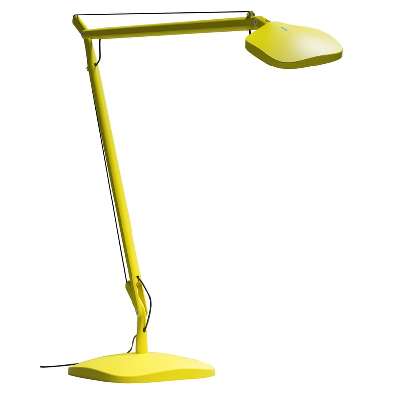 Leuchten - Tischleuchten - Tischleuchte Volée LED metall gelb - Fontana Arte - Jaune - Aluminium