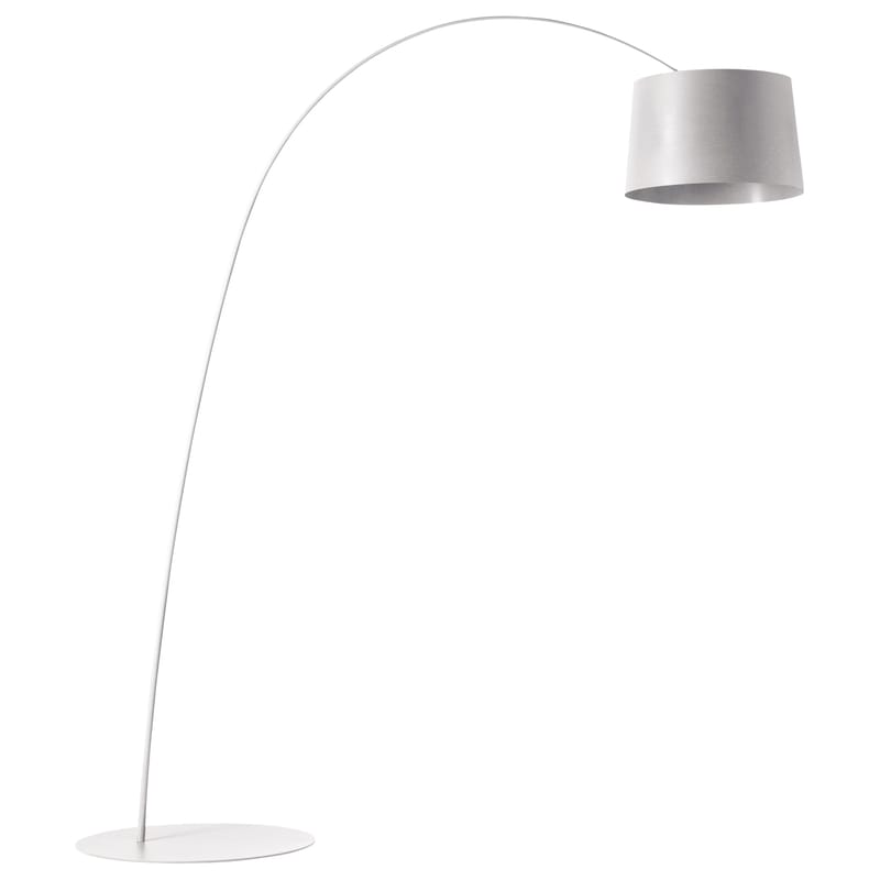 Lighting - Floor lamps - Twiggy Floor lamp plastic material white - Foscarini - White - Composite material, Fibreglass