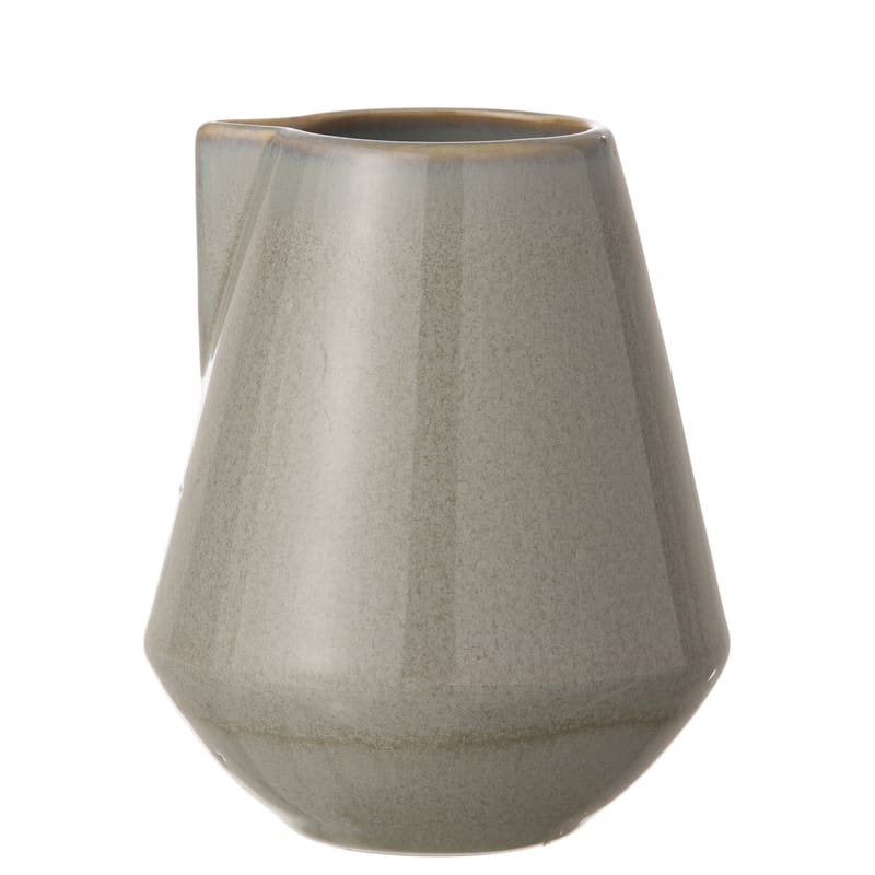 Tableware - Sugar Bowls, Milk Pots & Creamers - Neu Small Milk pot ceramic grey Ø 9 x H 10,5 cm - Ferm Living - Grey - Glazed ceramic