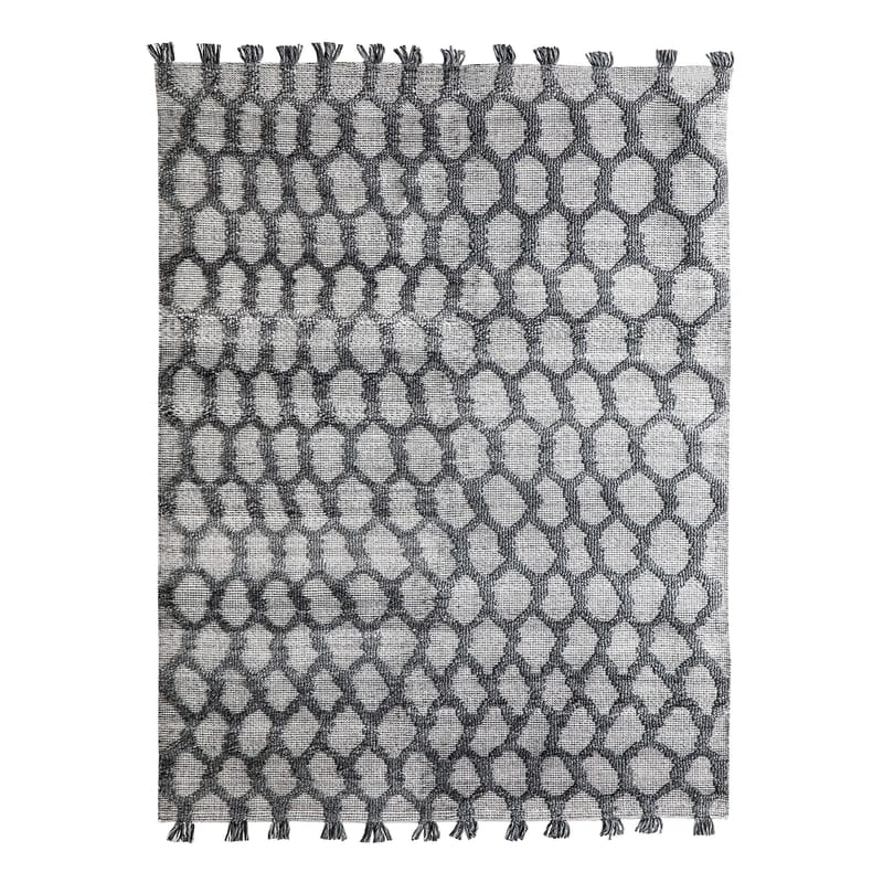 Décoration - Tapis - Tapis d\'extérieur Nodi Rete  gris / 300 x 200 cm - Ethimo - Gris argent - Fils macro
