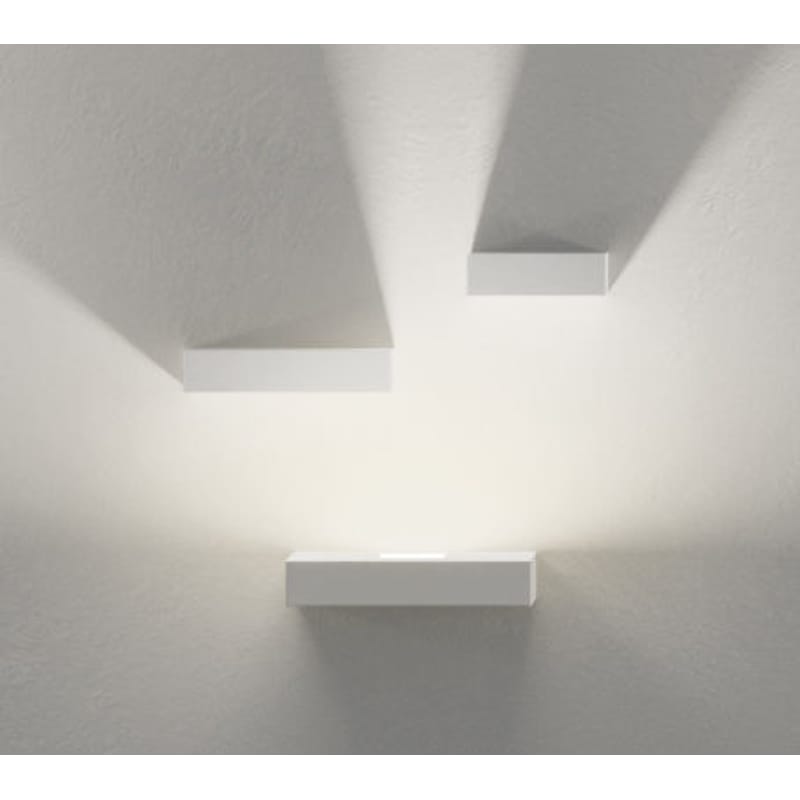 Lighting - Wall Lights - Set Wall light metal white - Vibia - White - Lacquered metal, Polycarbonate