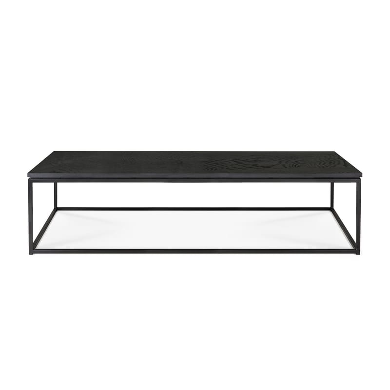 Thin metal side shop table