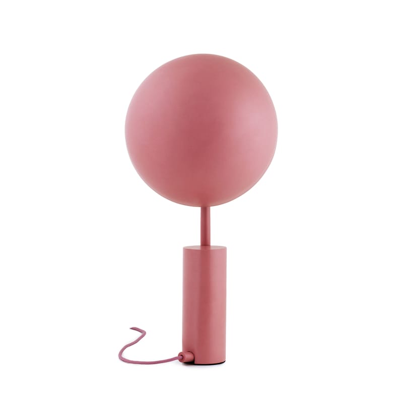 Luminaire - Lampes de table - Lampe de table Cap métal rose / Orientable - H 50 cm - Normann Copenhagen - Rose Blush - Acier laqué