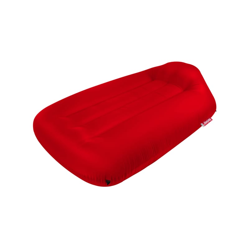 Jardin - Bains de soleil, chaises longues et hamacs - Matelas gonflable Lamzac L 3.0 tissu rouge / 190 x 105 cm - Polyester - Fatboy - Rouge - Polyester ripstop