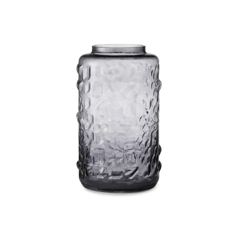 Vase Tombola Large verre gris / H 31 cm - soufflé bouche - Normann Copenhagen - Large / Gris - Verre soufflé bouche
