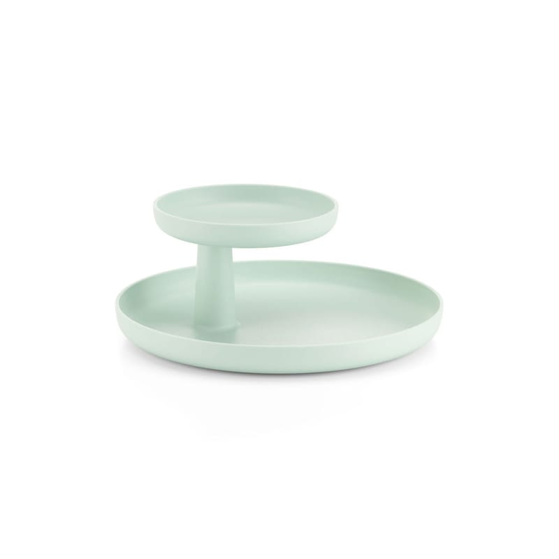 Table et cuisine - Plateaux et plats de service - Plateau Rotary Tray plastique vert / Vide poche - ABS / Petit plateau pivotant - Vitra - Vert menthe - ABS