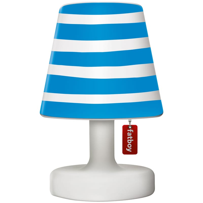 Luminaire - Lampes de table - Accessoire  plastique bleu / Abat-jour Cooper Cappie pour lampe Edison the Petit - Fatboy - Mr Bleu - Polypropylène