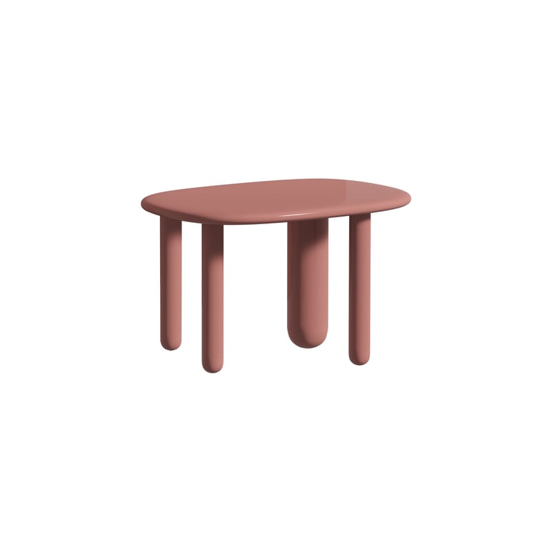 Mobilier - Tables basses - Table basse Tottori bois marron / 4 pieds - 64 x 44 x H 40 cm - Driade - Marron - Bois massif laqué, MDF laqué
