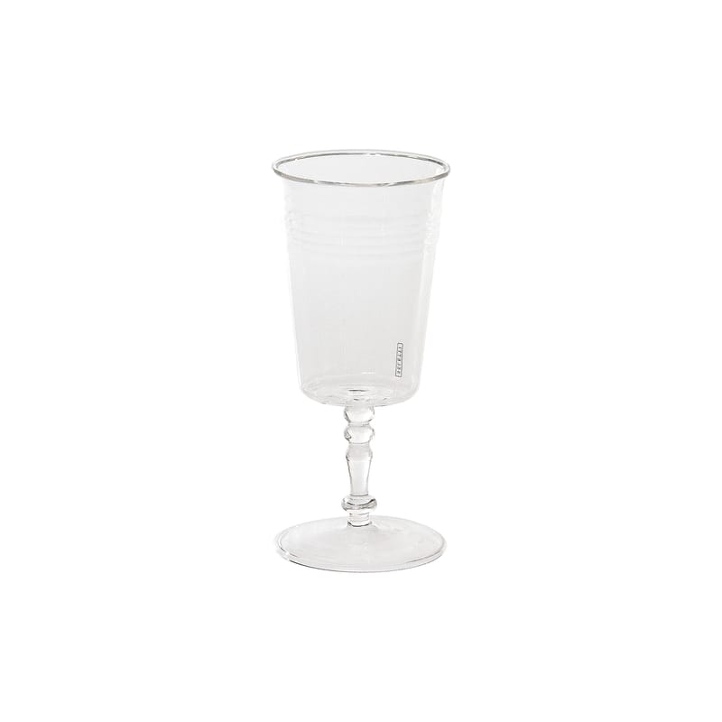 Table et cuisine - Verres  - Verre à vin Estetico quotidiano verre transparent / Set de 12 - Seletti - Set de 12 / Transparent - Verre borosilicaté