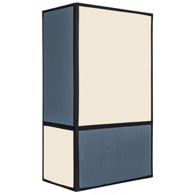 Luminaire - Appliques - Applique Radieuse tissu blanc bleu beige / H 36 cm - Coton / Non électrifiée - Maison Sarah Lavoine - Bleu (coton) - Coton, Métal