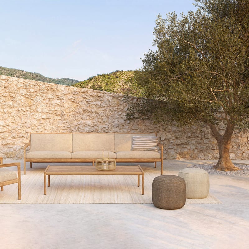 Outdoor pouf deals