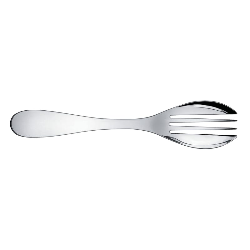 Table et cuisine - Couverts - Fourchette de service Eat.it métal - Alessi - Métal brillant - Acier inoxydable 18/10
