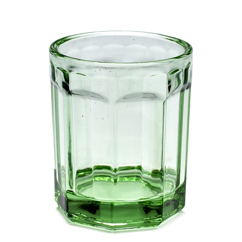 Tisch und Küche - Gläser - Glas Fish & Fish Medium glas grün / 22 cl - Serax - 22 cl / grün - Pressglas