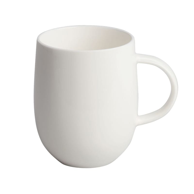 Table et cuisine - Tasses et mugs - Mug All-time céramique blanc - Alessi - Mug - Blanc - Porcelaine Bone China