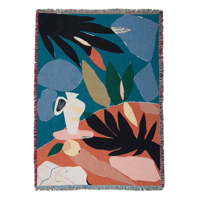Décoration - Tapis - Plaid Barbosa tissu multicolore / By Thomas Gaudinet - 137 x 178 cm - Slowdown Studio - Thomas Gaudinet - Coton
