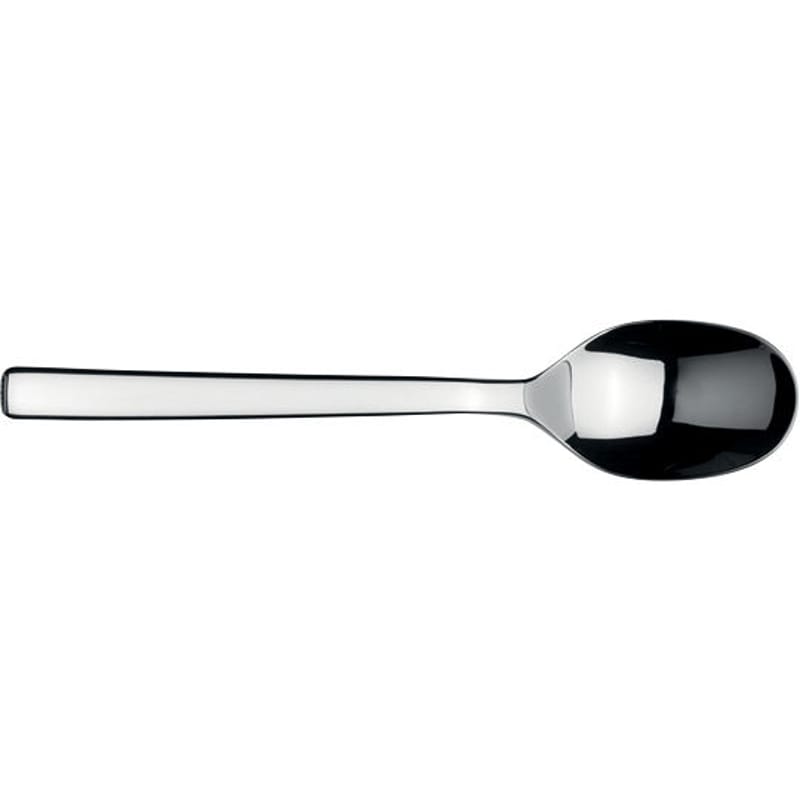 Tisch und Küche - Besteck - Suppenlöffel Ovale metall - Alessi - Glänzender, rostfreier Edelstahl - Rostfreier Stahl