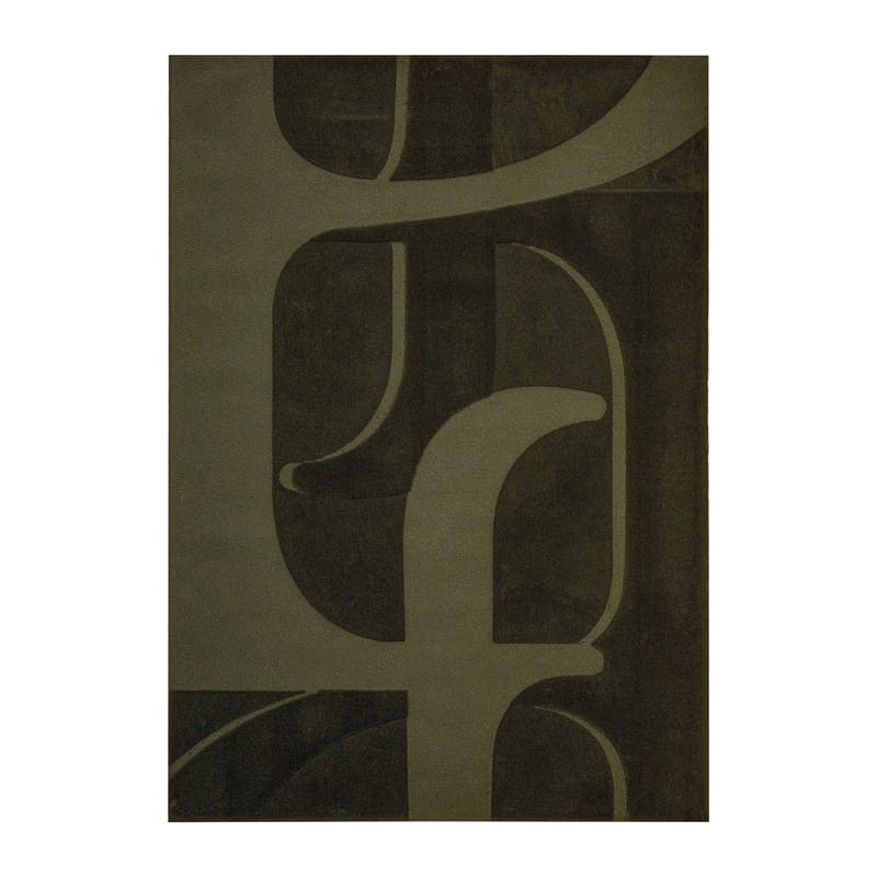 Décoration - Tapis - Tapis Signature by Pinton  vert / 180 x 250 cm - Tufté main - PINTON - Uni vert - Laine
