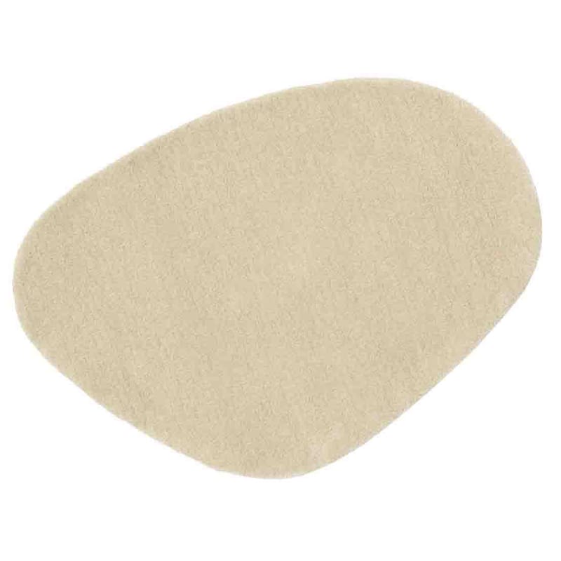Arredamento - Tappeti  - Tappeto Little Stone 9 tessuto beige 60 x 80 cm - Nanimarquina - 60 x 80 cm - Beige - Lana