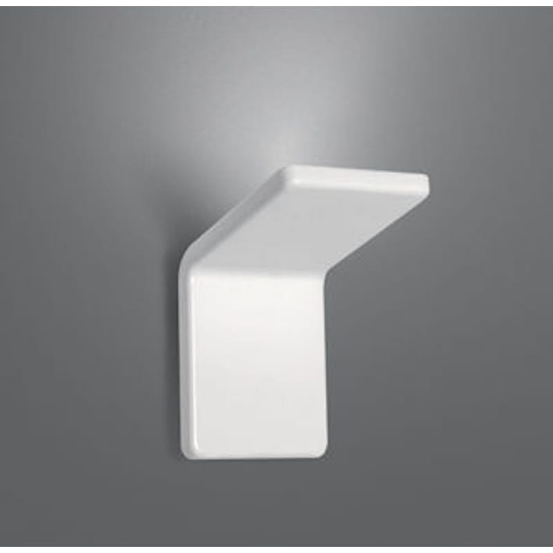 Luminaire - Appliques - Applique Cuma 10 métal blanc LED / L 10 cm - Artemide - Blanc - Aluminium peint, Matière thermoplastique