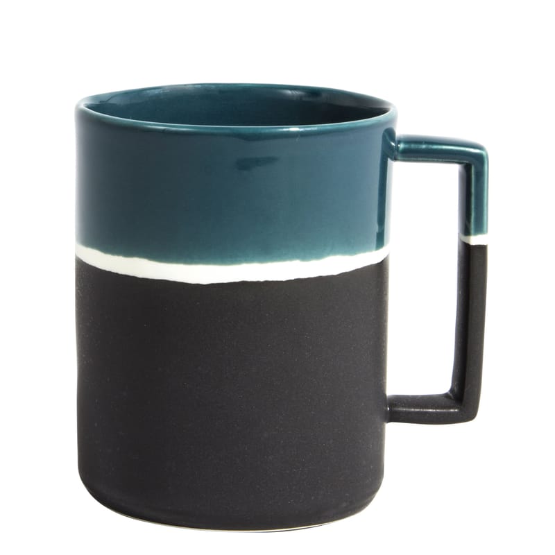 Table et cuisine - Tasses et mugs - Mug Sicilia céramique bleu noir - Maison Sarah Lavoine - Bleu Sarah - Grès peint et émaillé