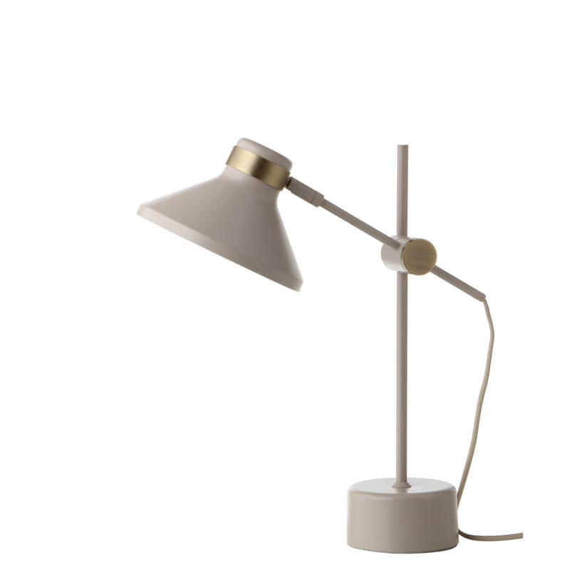 Lighting - Table Lamps - Mr Table lamp metal brown grey / Metal - H 44 cm - Frandsen - Matt taupe - Painted metal