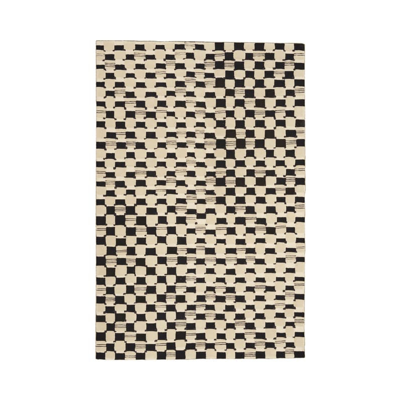 Décoration - Tapis - Tapis Damier  noir / 200 x 300 cm - Tufté main - Maison Sarah Lavoine - Radis Noir - Coton, Laine