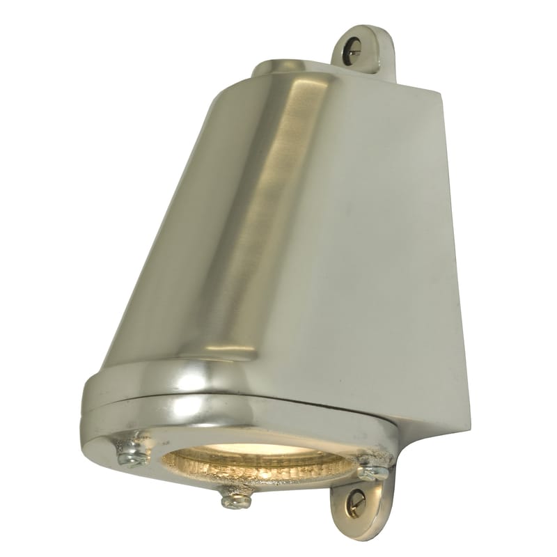 Illuminazione - Lampade da parete - Applique d\'esterno Mast Light LED grigio argento metallo / H 14 cm - Per l\'esterno - Original BTC - Alluminio anodizzato - Alluminio anodizzato